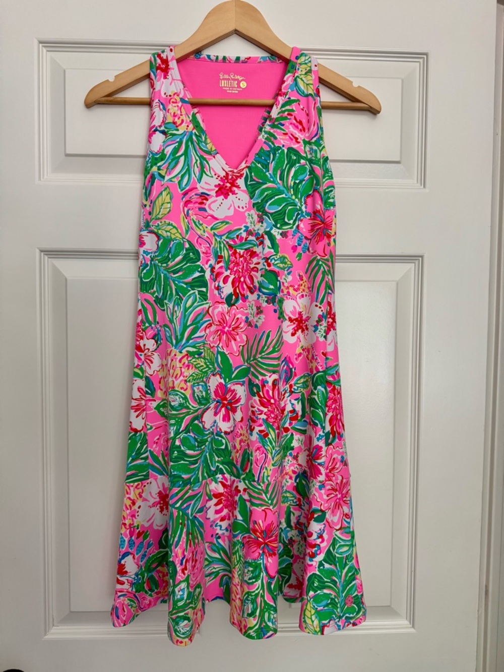 Lilly Pulitzer Luxletic Anaia Active Dress UPF 50+ Size Small + Shorts w/ Pocket